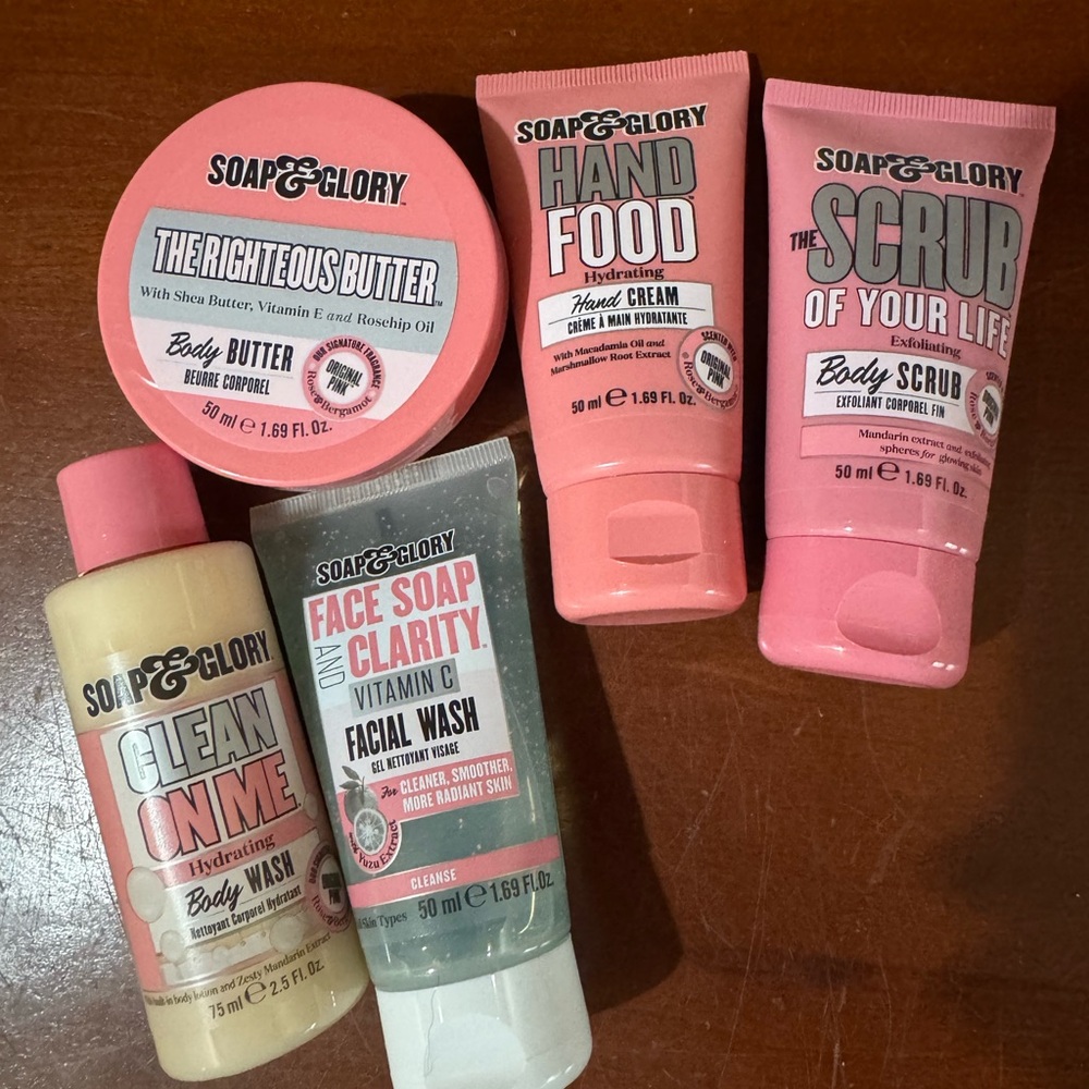 Soap & Glory Pink and Cream Collection